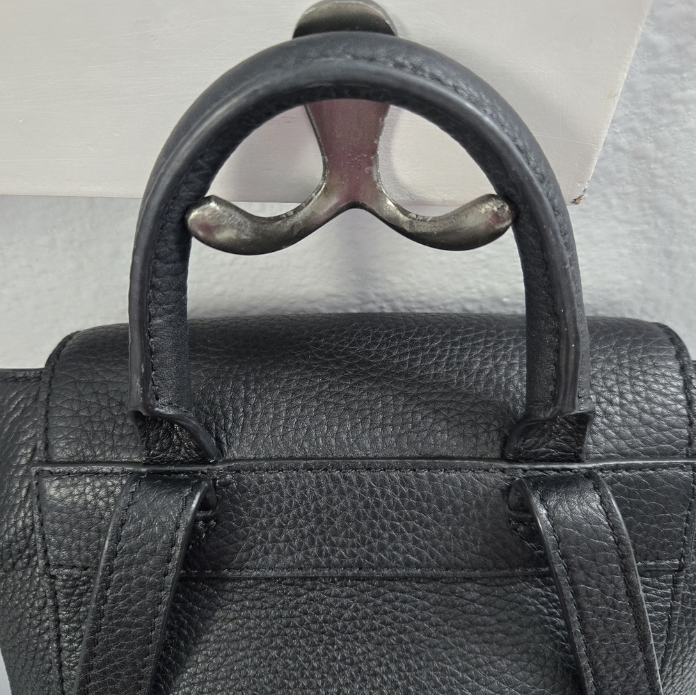Tory Burch Mcgraw Black Leather Backpack with Tassel - Picture 9 of 16